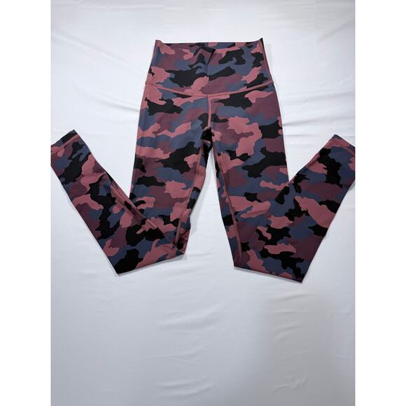 Lululemon Wunder Under HR Tight 28" Camo Brier Rose - Size 4 - Picture 2 of 5